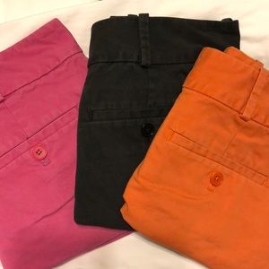 3 Pairs of Talbots 5-inch Twill Shorts